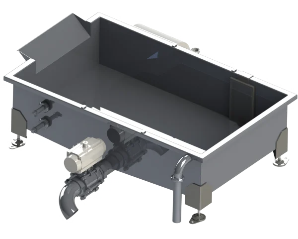 Bac de recirculation d&rsquo;eau de nettoyage