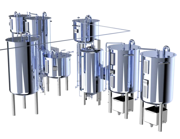 Cuves de vinaigre d&rsquo;huile et de saumure