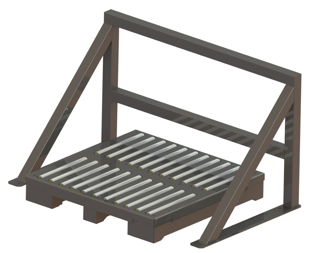 Palette débrayable pour fûts